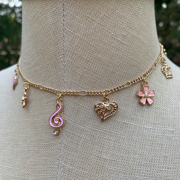 Handmade Coquette Charm Choker Necklace - Picture 6 of 11